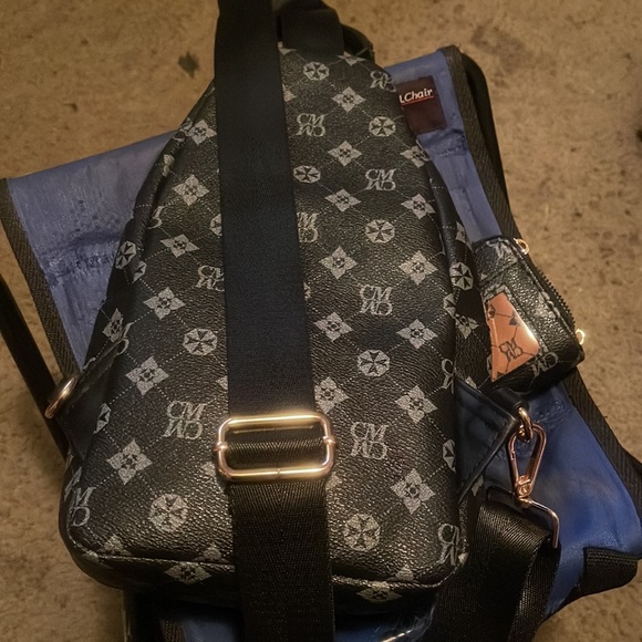 CharisMa satchel purse and wallet to match black and brown small - Picture 3 of 4